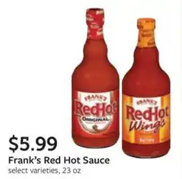 Fareway Frank's Red Hot Sauce offer