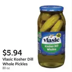 Fareway Vlasic Kosher Dill Whole Pickles offer