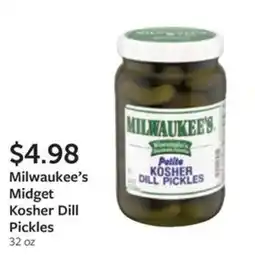 Fareway Milwaukee's Midget Kosher Dill Pickles offer