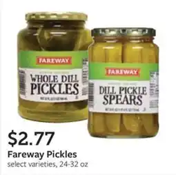 Fareway Fareway Pickles offer