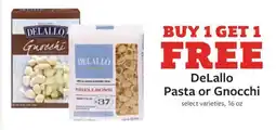 Fareway DeLallo Pasta or Gnocchi offer