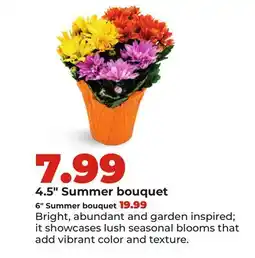 Hy-Vee 4.5 Summer bouquet offer