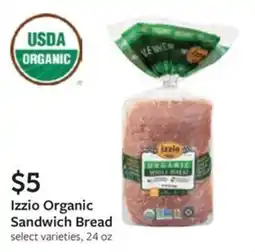 Fareway Izzio Organic Sandwich Bread offer