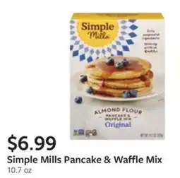 Fareway Simple Mills Pancake & Waffle Mix offer
