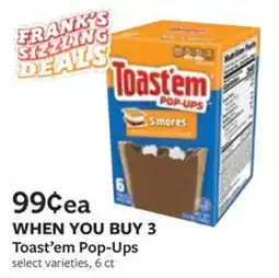 Fareway Toast'em Pop-Ups offer