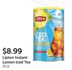 Fareway Lipton instant lemon iced tea offer