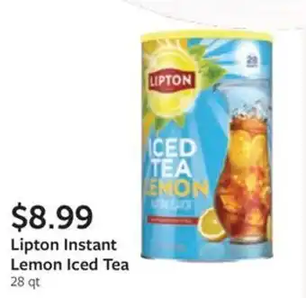 Fareway Lipton instant lemon iced tea offer