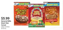 Fareway General Mills Giant Size Cereal offer
