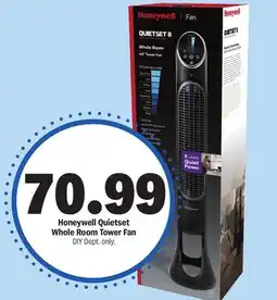 Meijer Honeywell Quietset Whole Room Tower Fan offer