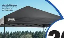 Meijer Lake & Trail Canopies offer