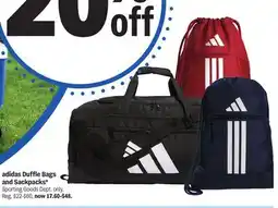 Meijer Adidas Duffle Bags and Sackpacks offer