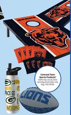 Meijer Licensed Team Sports Products offer