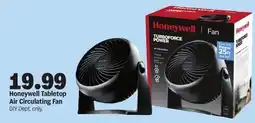 Meijer Honeywell Tabletop Air Circulating Fan offer