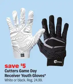 Meijer Cutter Game Day Receiver Youth Gloves offer