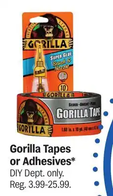 Meijer Gorilla Tapes or Adhesives offer