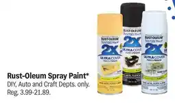 Meijer Rust-Oleum Spray Paint offer