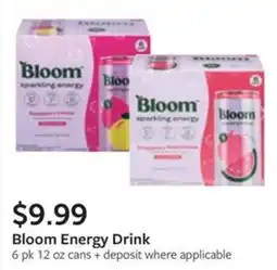 Fareway Bloom Energy Drink offer