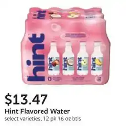 Fareway Hint Flavored Water offer