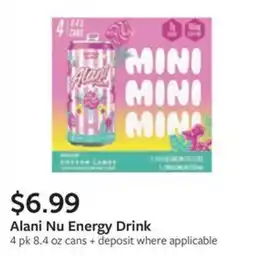 Fareway Alani Nu Energy Drink offer