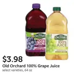 Fareway Old Orchard 100% Grape Juice offer