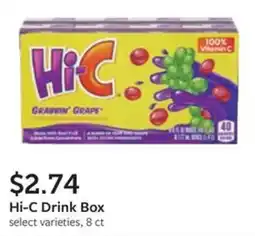 Fareway Hi-C Drink Box offer