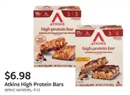 Fareway Atkins high protein bars offer