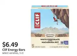 Fareway Clif Energy Bars offer