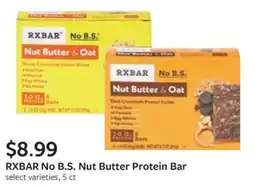 Fareway Rxbar no b.s. nut butter protein bar offer
