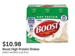 Fareway Boost High Protein Shakes offer