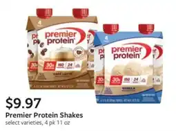 Fareway Premier Protein Shakes offer