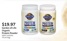 Fareway Garden of Life Organic Protein Powder offer