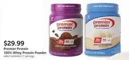 Fareway Premier Protein 100% Whey Protein Powder offer