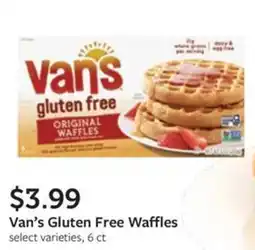 Fareway Van's Gluten Free Waffles offer