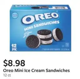 Fareway Oreo mini ice cream sandwiches offer