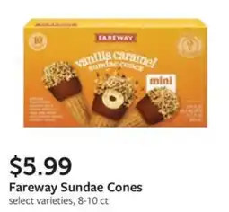 Fareway Fareway sundae cones offer