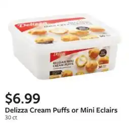 Fareway Delizza cream puffs or mini eclairs offer