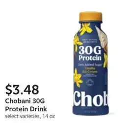 Fareway Chobani 30G Protein Drink offer