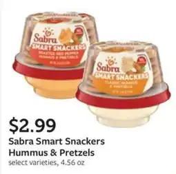 Fareway Sabra Smart Snackers Hummus & Pretzels offer