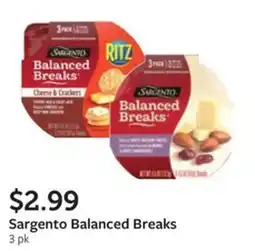 Fareway Sargento Balanced Breaks offer