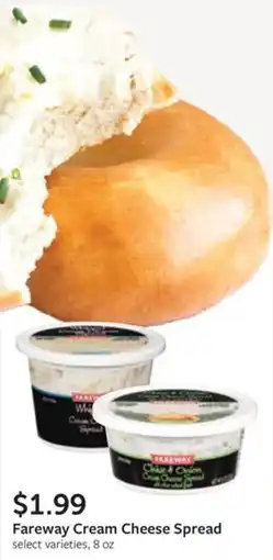 Fareway Fareway cream cheese spread offer