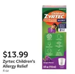 Fareway Zyrtec Children's Allergy Relief offer