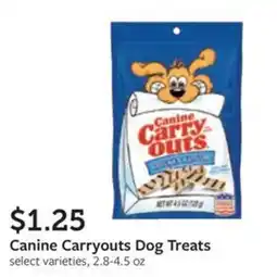 Fareway Canine Carryouts Dog Treats offer