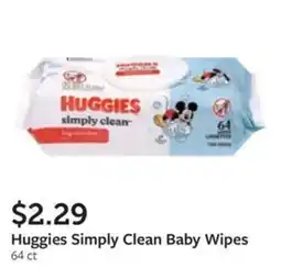 Fareway Huggies Simply Clean Baby Wipes offer