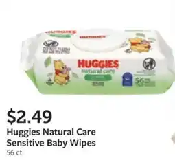 Fareway Huggies Natural Care Sensitive Baby Wipes offer