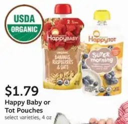 Fareway Happy Baby or Tot Pouches offer