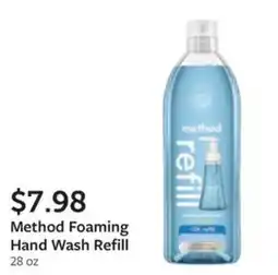 Fareway Method Foaming Hand Wash Refill offer