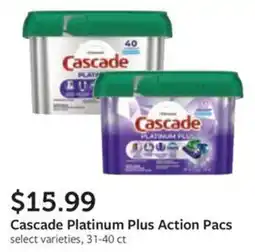 Fareway Cascade Platinum Plus Action Pacs offer