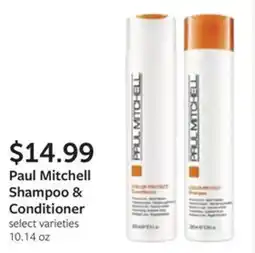 Fareway Paul Mitchell Shampoo & Conditioner offer