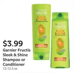 Fareway Garnier Fructis Sleek & Shine Shampoo or Conditioner offer