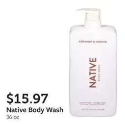 Fareway Native Body Wash offer